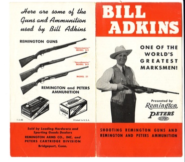 Exhibition Shooting Bill Adkins brochure 001