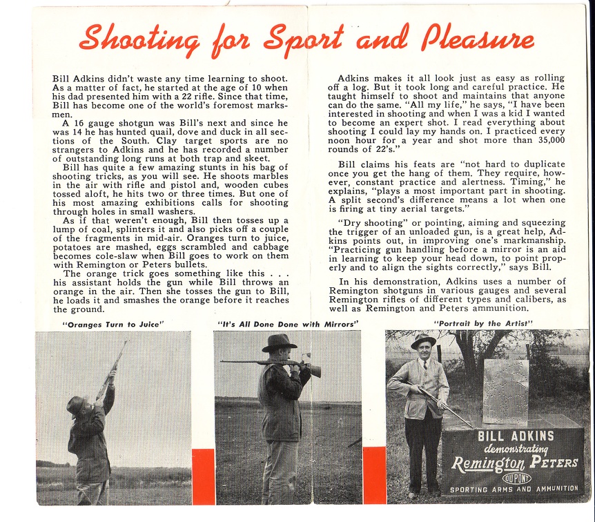 Exhibition Shooting Bill Adkins brochure 002