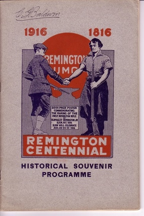 Rem Centennial Program cover