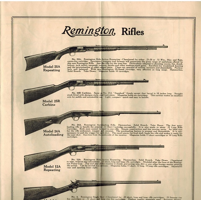 Remington Game Load Trails rifles