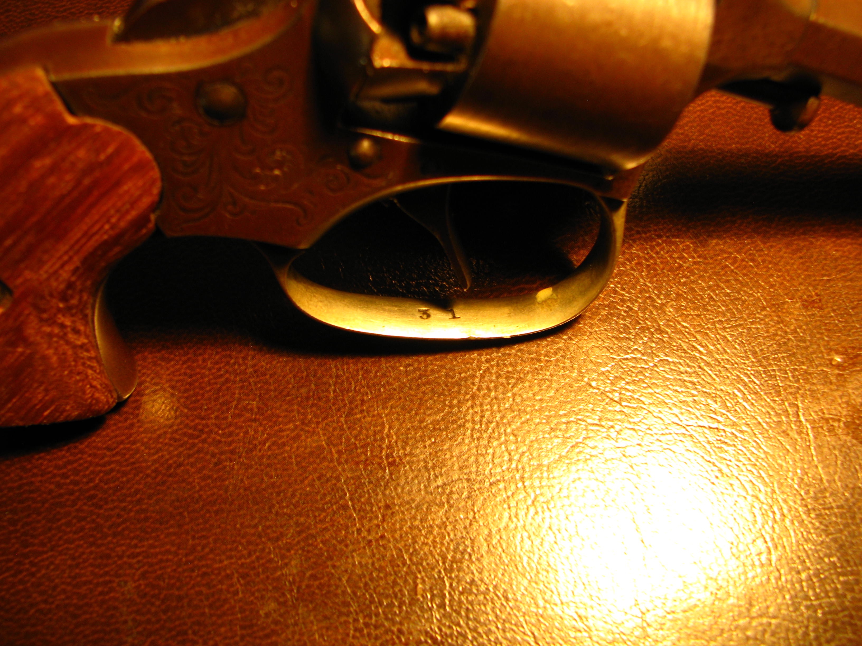 Brass Guard showing .31 caibre