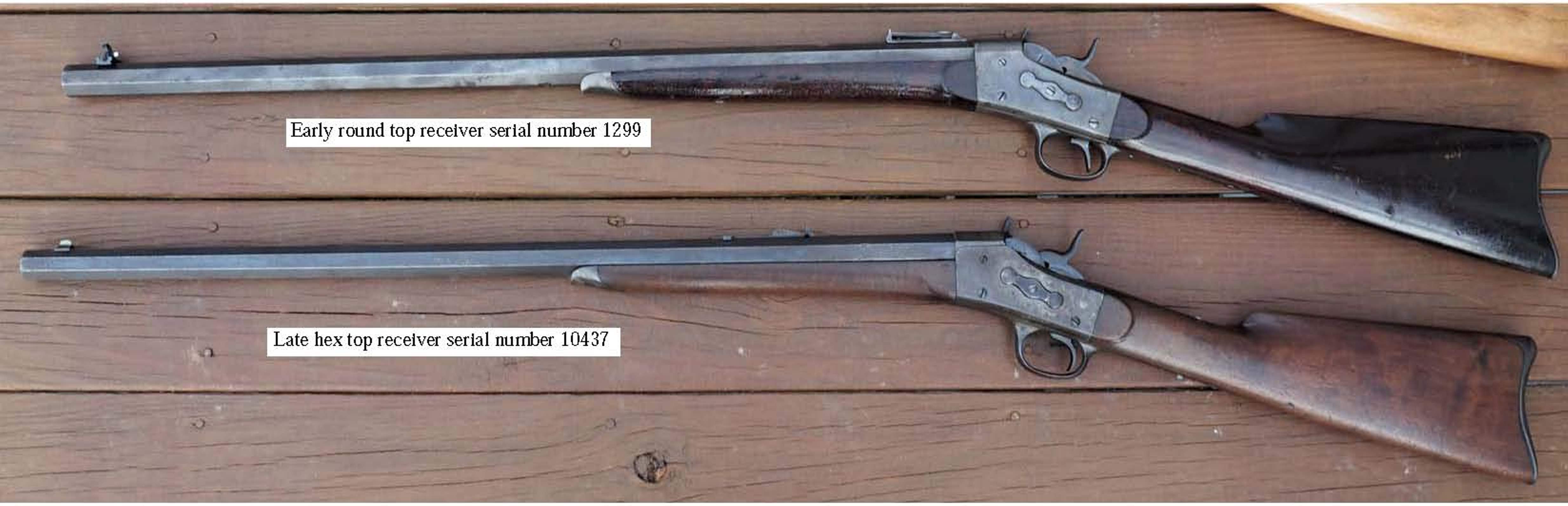 Photo of early & late sporting rifles.jpg