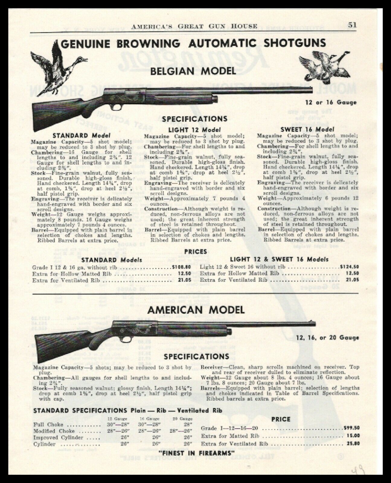 American Browning 1949 Advertisement