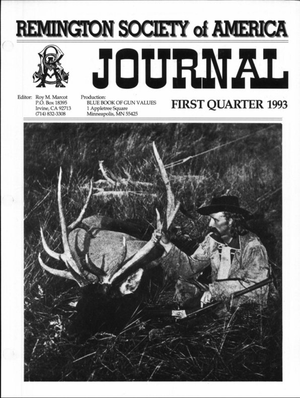 The 1st Quarter 1993 RSA Journal