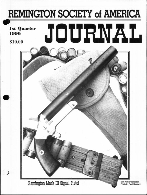 The 1st Quarter 1996 RSA Journal
