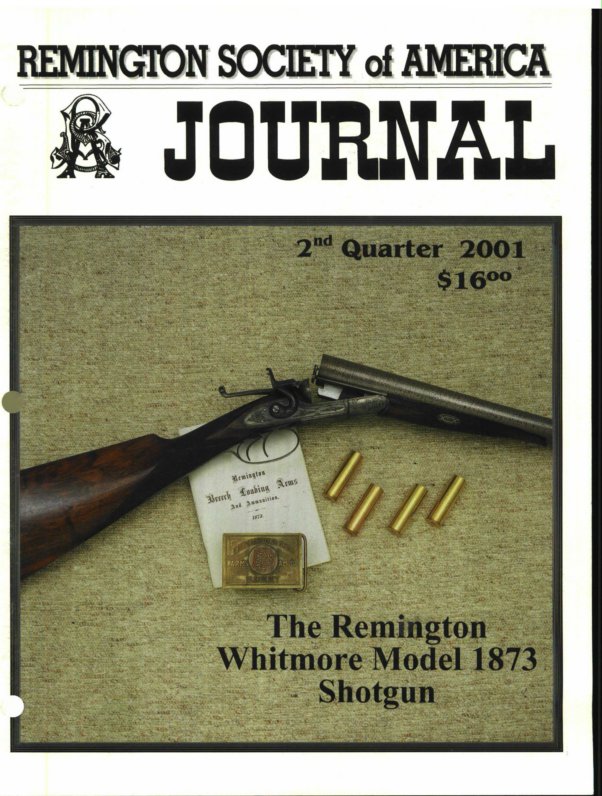 The 2nd Quarter 2001 RSA Journal