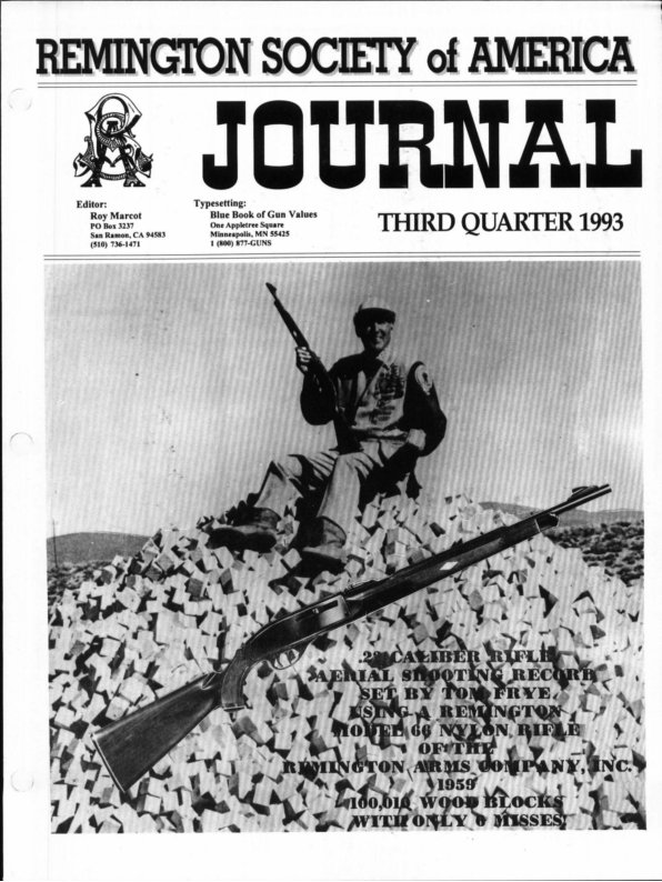 The 3rd Quarter 1993 RSA Journal
