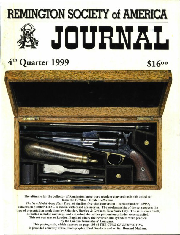 The 4th Quarter 1999 RSA Journal