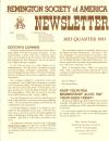 The 3rd Quarter 1991 RSA Journal