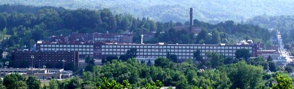 A panoramic view of Remington's Factory in Ilion New York