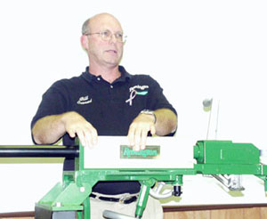 Paul Conrad, Remington Sales Rep for the Remington Industrial Gun.