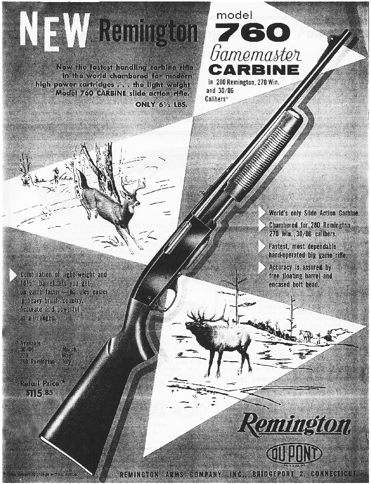 Remington Model 760 & Model 7600 Rifles – Remington Society of America